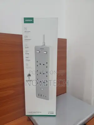 Ugreen Surge Protector Power Strip Extension (6 Ac Outlets)