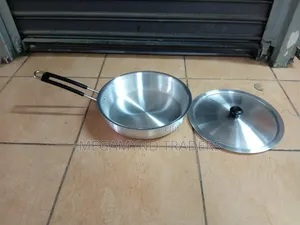 Frying Pan With Lid/Imported Aluminium Frying Pan 28cm