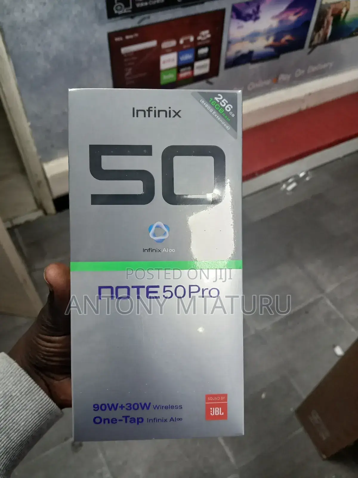 New Infinix Note 50 Pro 256 GB Black