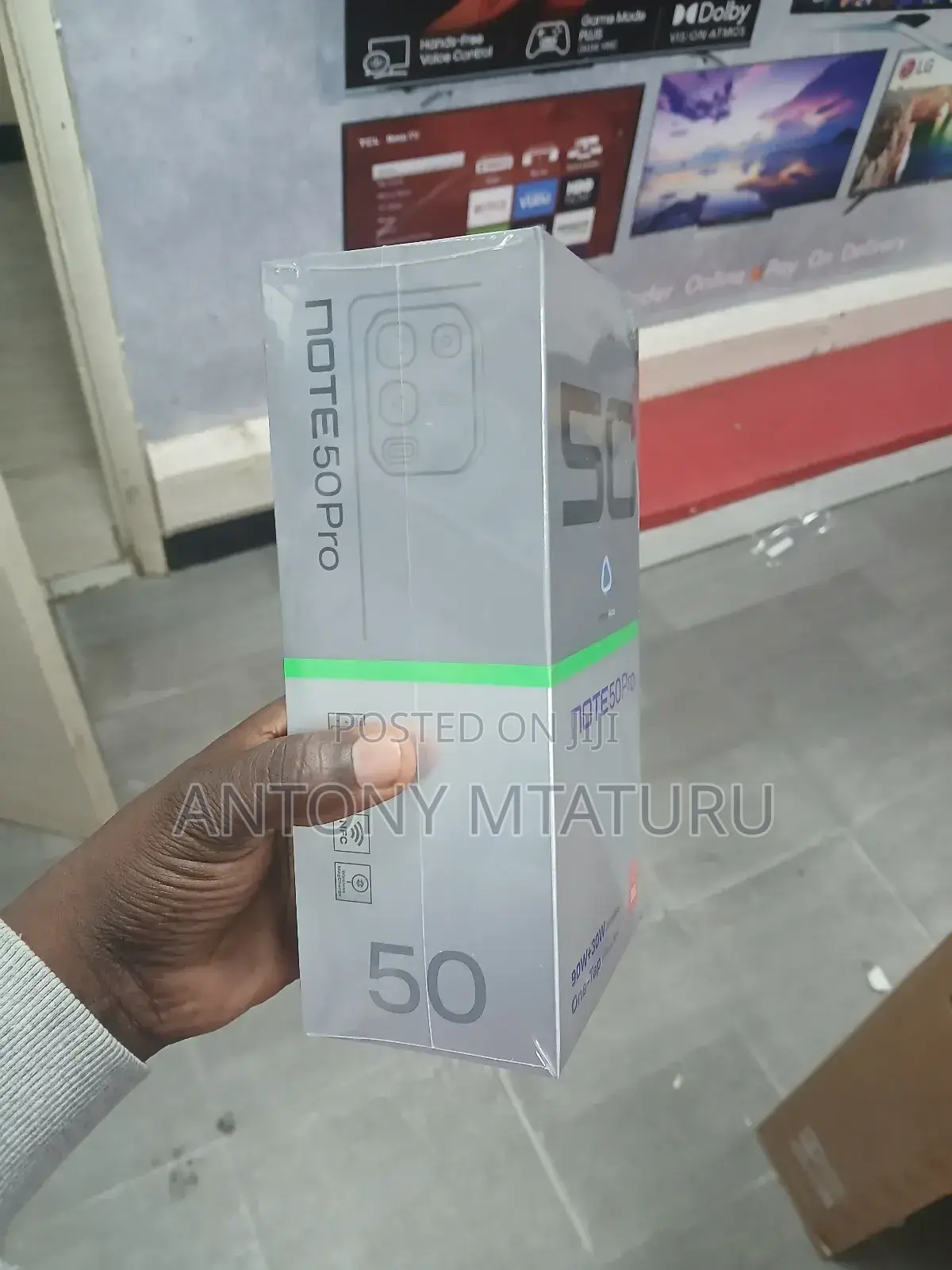 New Infinix Note 50 Pro 256 GB Black