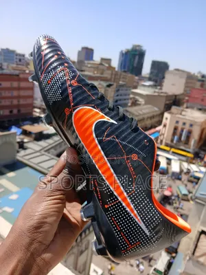Affordable Mercurial Football Boots Orange and Black