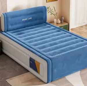 Big Size 203*152*36cm 5*6 Inflatable Air Bed With Head Rest