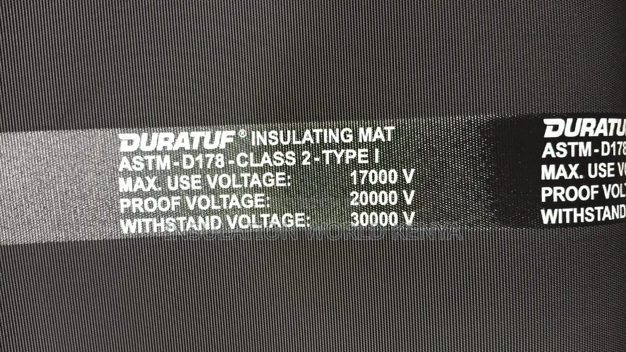 Electrical Rubber Insulating Mat Available in Nairobi Kenya