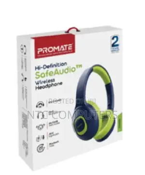 Promate Bluetooth V5.0 Over Ear Headset With Microphone,
