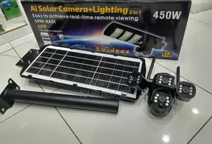 450w Ai Solar Camera Street Light With Remote Monitoring