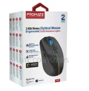 Promatewireless Ergonomic Optical Mouse Rechargeable Battery