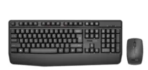 Promate Ergonomic Wireless Multimedia Keyboard and Ambidext