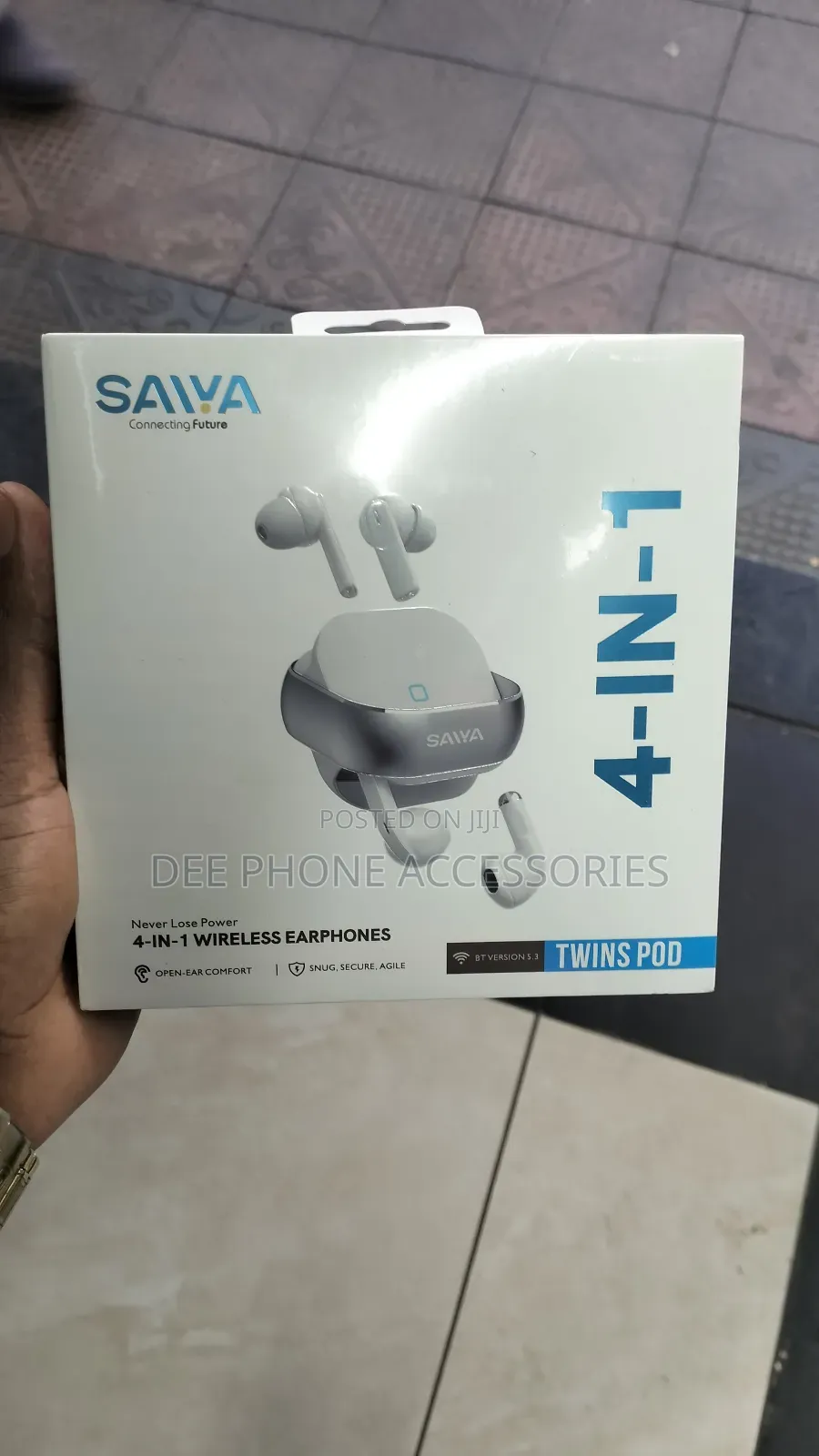 Saiya 4 in 1 Bluetooth Earbuds