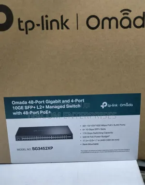 Tp-Link Tl-Sg3452p 52 Port Gigabit L2+ Managed48 Poe Switch