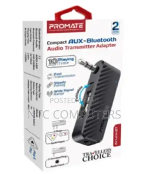 Promate Bluetooth V5.3 Audio Adapter With Aux Output for In-