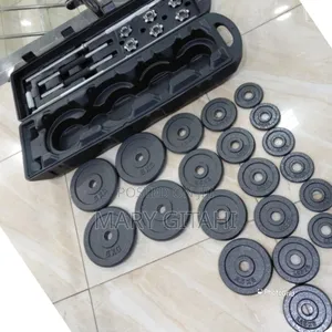 Heavy Duty *50kg/York Barbell and Dumbbell at 