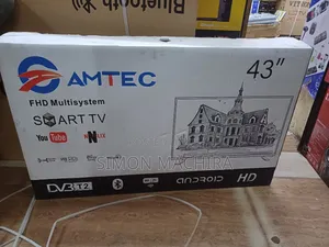Amtec 43 Inch Smart Android Tv. Frameless