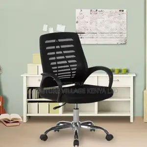 Office Chair: Swivel Mesh Ergonomic Strong Mesh Chair- Latex