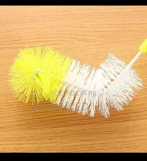 Long Handled Cleaning Brush Bottle With an End Sponge