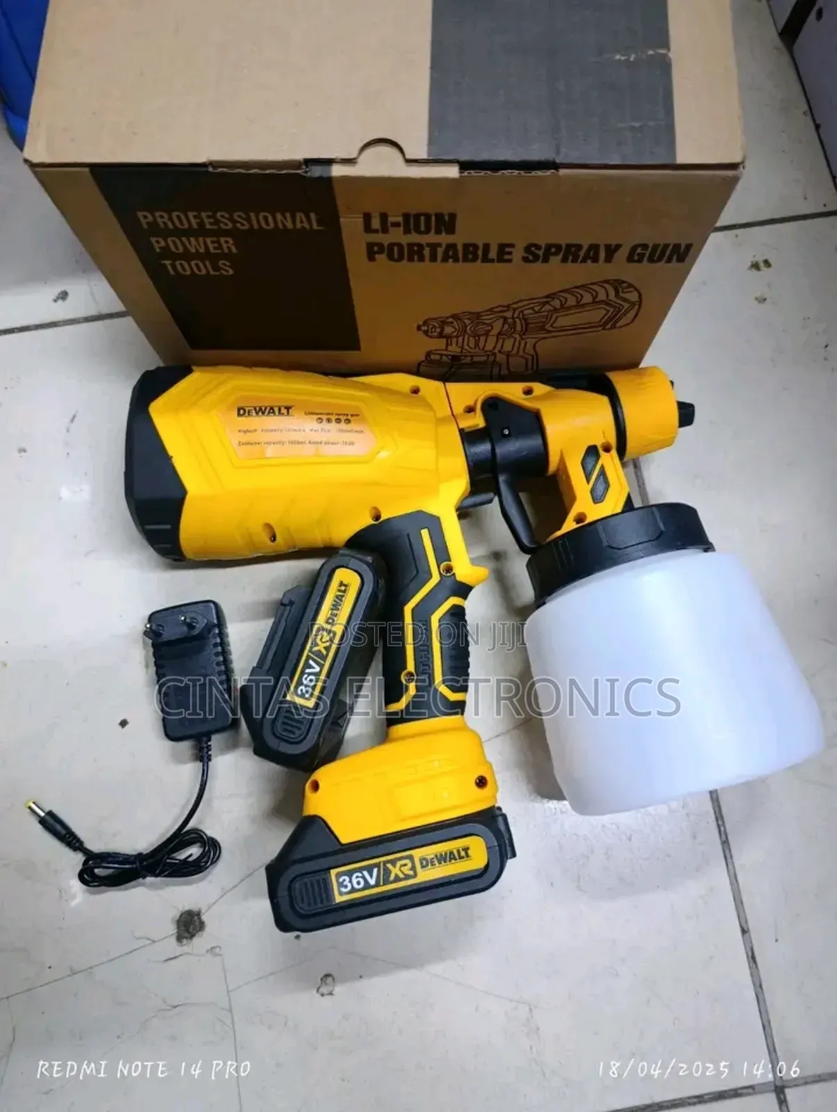 Dewalt Cordless Spray Gun