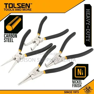 Tolsen Circlip Pliers Set 7" Snap Ring Pliers Circlips