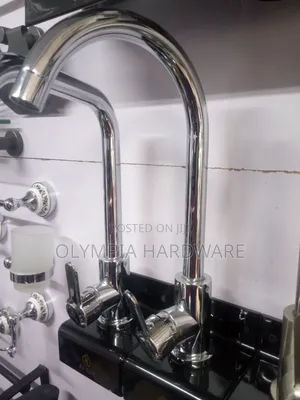 Silver Kitchen Mixer Tap