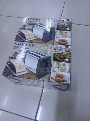 Sokany Stainless Steel Pop Up Toaster - 2 Slice