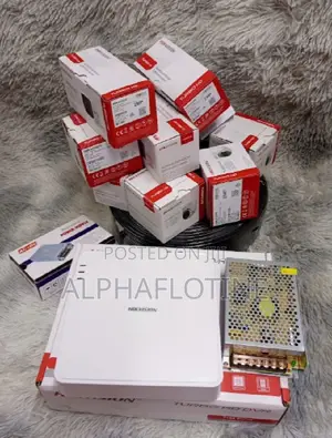 Hikvision 4 CCTV Camera Full Package 2mp