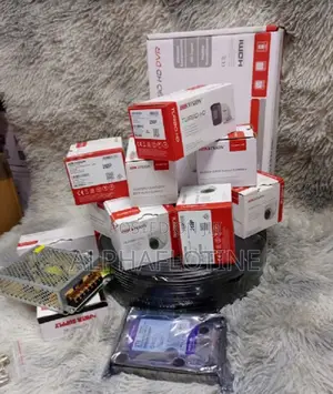 Hikvision 4 Camera CCTV Installation Kit (With 500gb