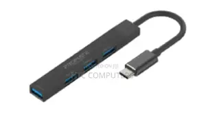 Promate 4-in-1 Multi-Port Usb-C Data Hub(Litehub-4)
