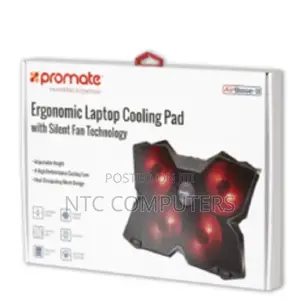 Promate Height Adjustable Ergonomic Laptop Cooling Pad • 5 H