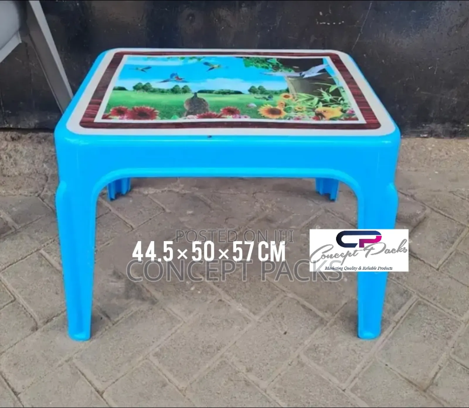 Small Garden / Balcony Square Plastic Table
