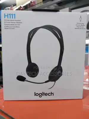 Logitech H111 Wired Headset Stereo Headphones 3.5 Mm Jack