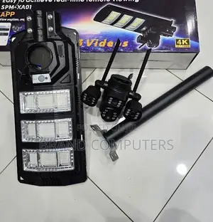 450w Ai Solar Camera Street Light 2in1