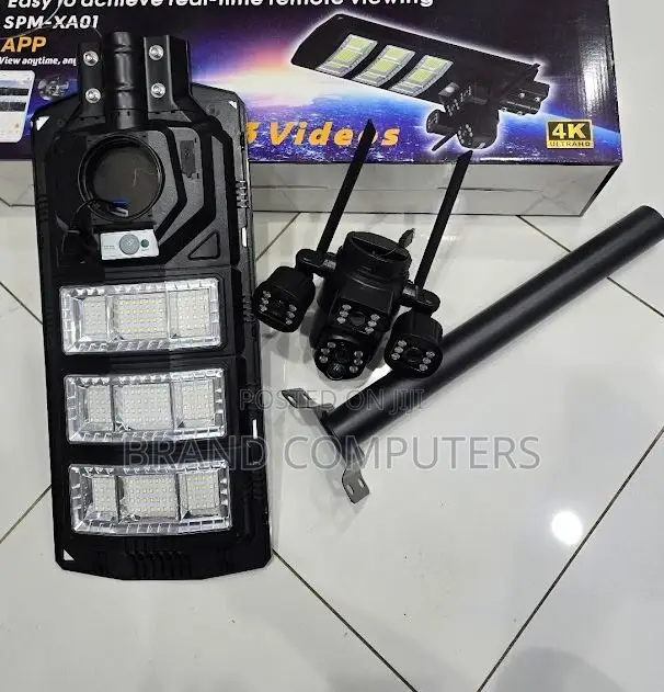 450w Ai Solar Camera Street Light 2in1