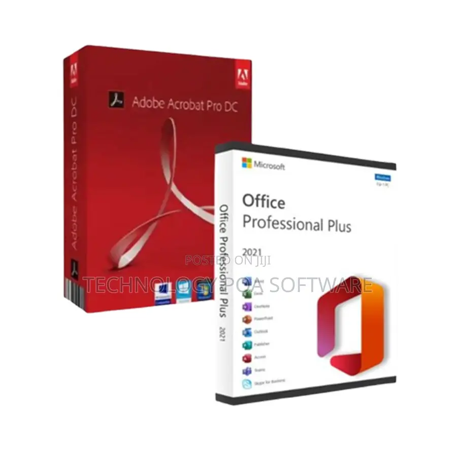 Microsoft Office 2021 Pro Plus + Adobe Acrobat Pro Dc 2020
