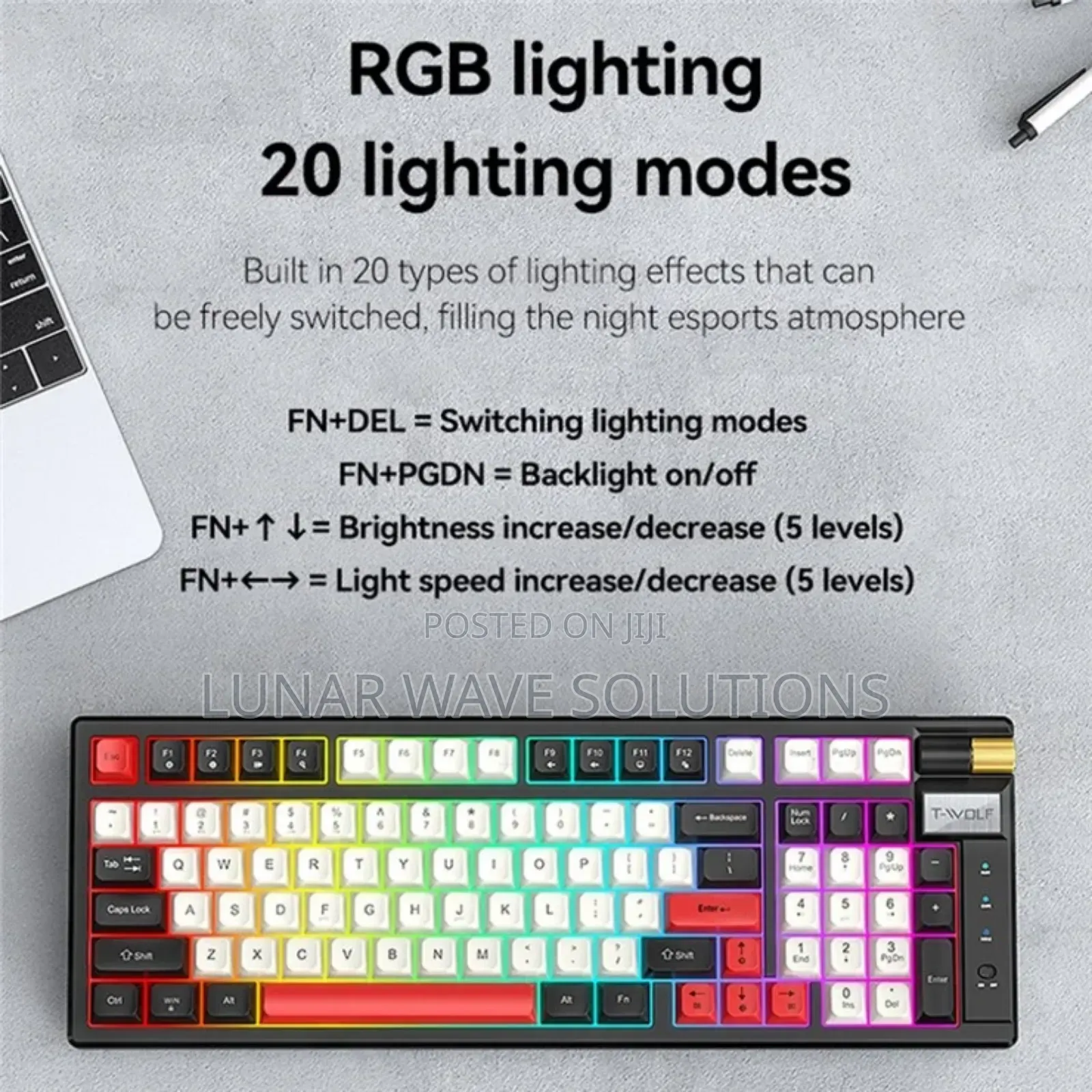 Wireless Keyboard T70 Full Keyboard