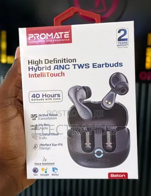 Promate Baton High-Definition Hybrid Anc TWS Earbuds