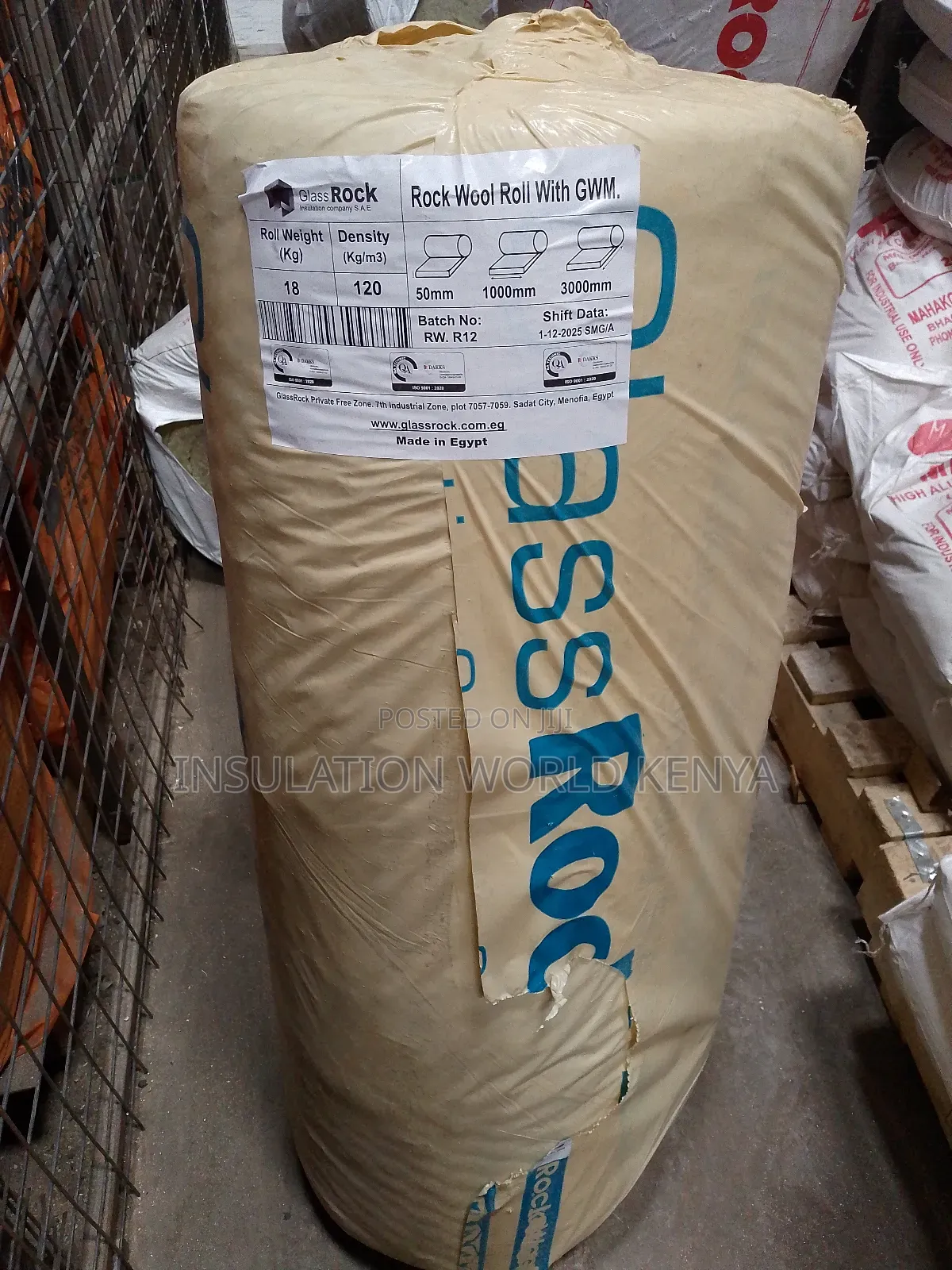 High Density Rockwool Insulation Blankets