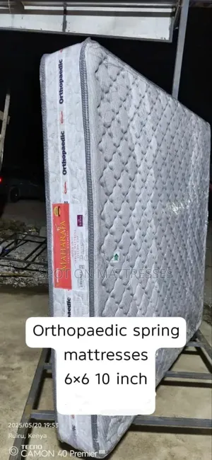 20% Off! King-Sized 6X6 10inch Bobmil Orthopedic Spring Mattresses.