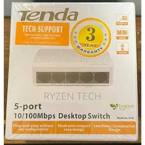 Tenda 5 Ports Switch 10/100 MBPS