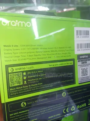 Oraimo Smart Watch Hd Screen Smart Watch