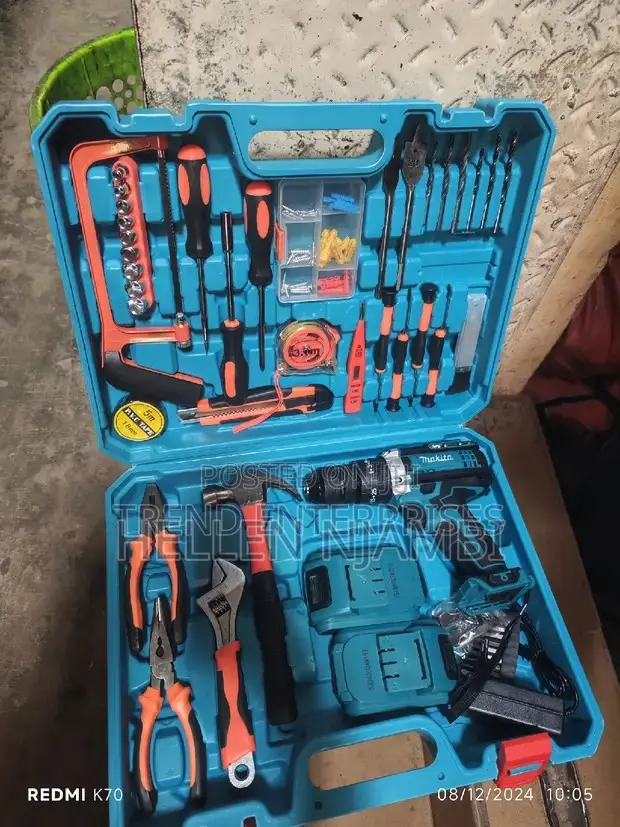 Makita Complete 108 Toolsets With 750w Drill