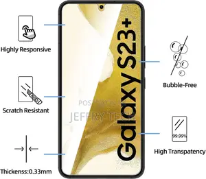 New'c Galaxy S23+ Screen Protector Tempered Glass