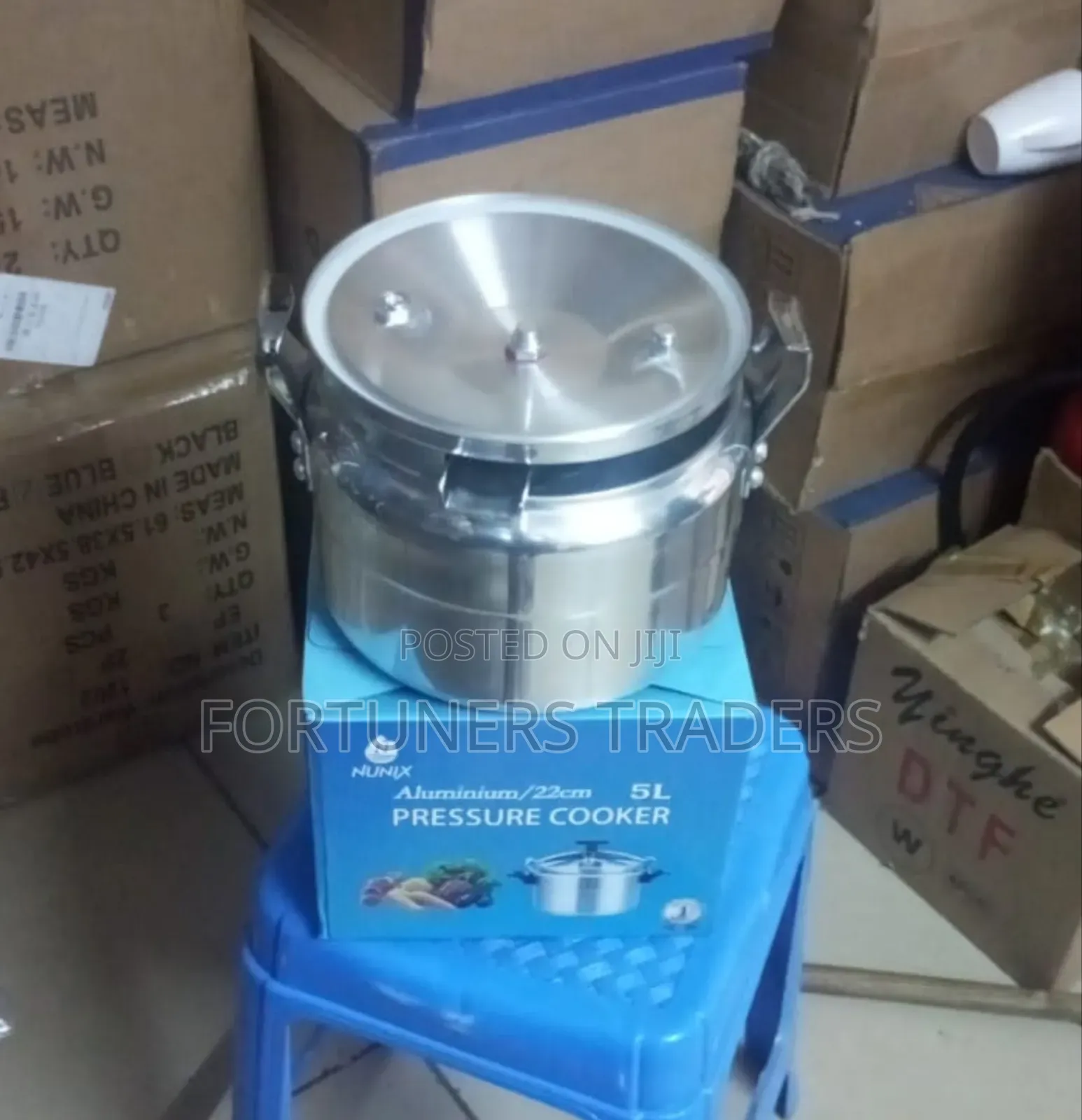 Nunix Pressure Cooker – Explosion Proof – 5 Litres, Silver