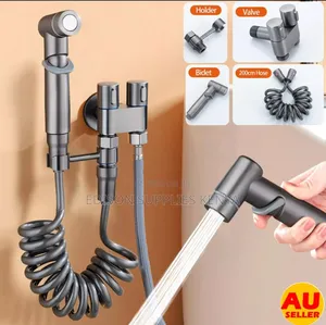 Black Arabic Shower With 2 Way Outlet Shattafs Bidet Sprayer