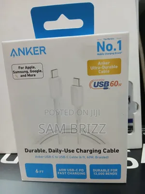 Anker 60w Charging Cable Braided