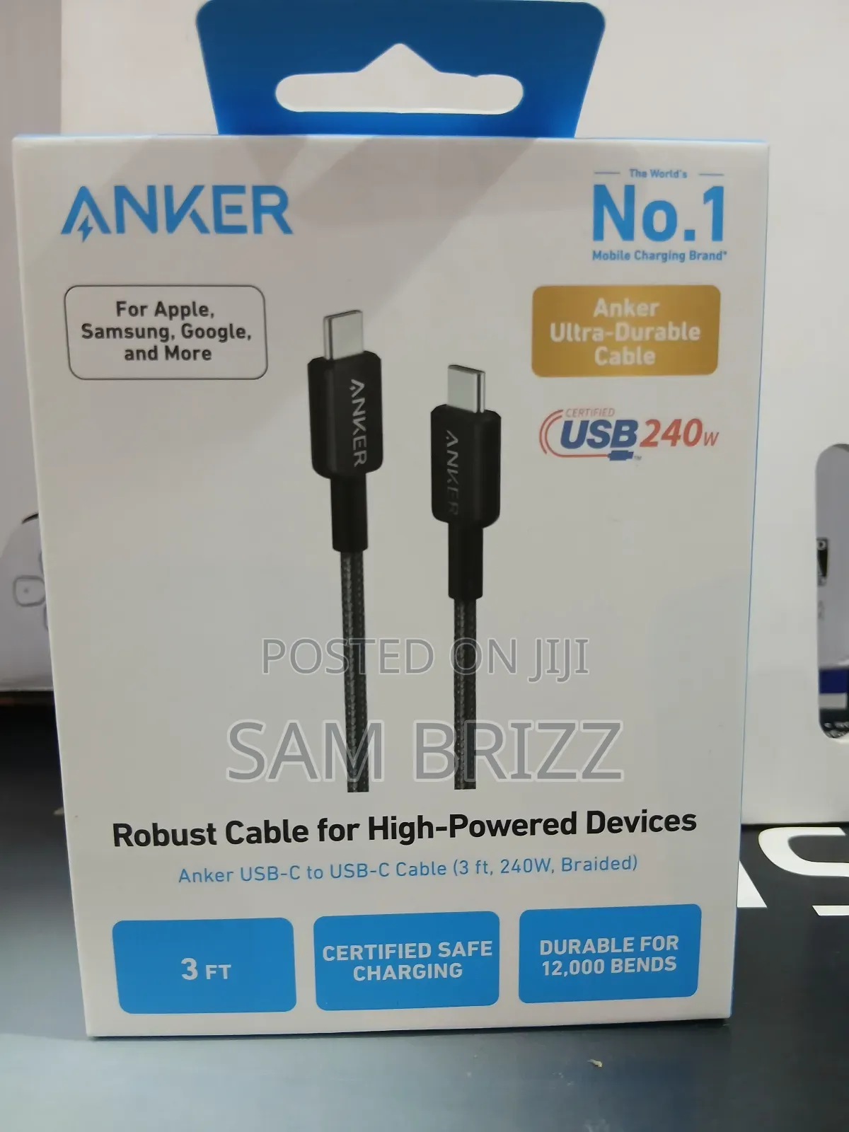 Anker Robust Cable (240w Braided)
