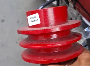 Pulley 4" 38mm Electric Motor 2 Grooves