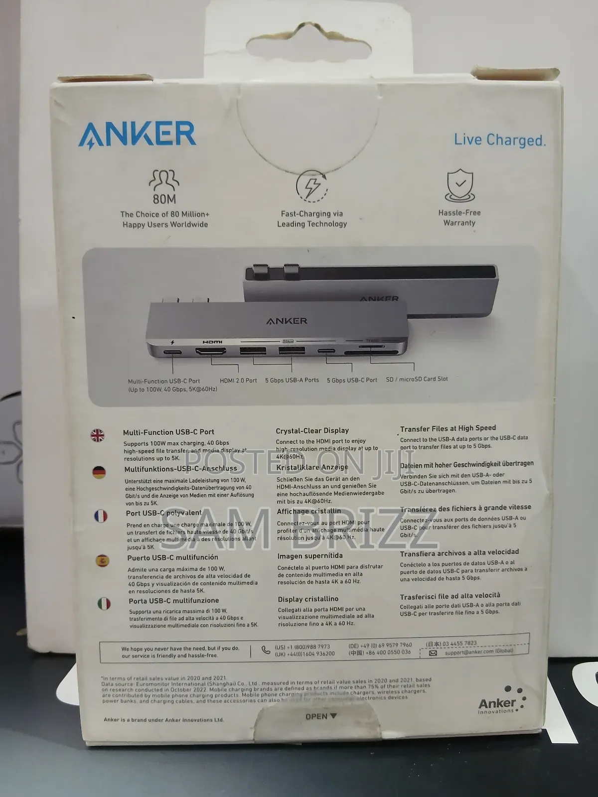 Anker 547 Usb-C Hub for Macbook(7 in 2)