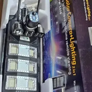 450 W Solar Street Light With CCTV Camera,V380 Pro 4g Sim