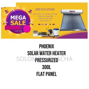 Phoenix 300 Litre Solar Water Heater Pressurized Flat Panel