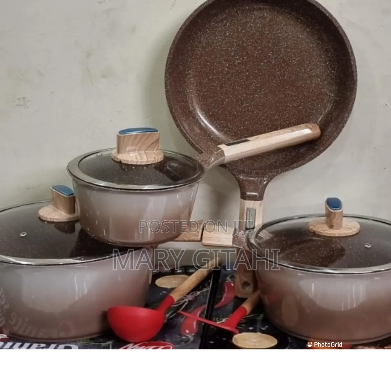 BMN 9pc Granite Cookware Set