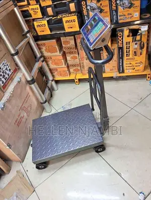 600kgs Platform Digital Weigh Scale With Wheels