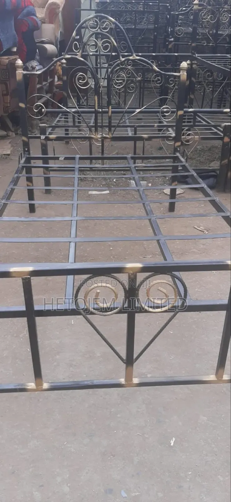 4×6ft Metallic Single Bed-Strong Affordable